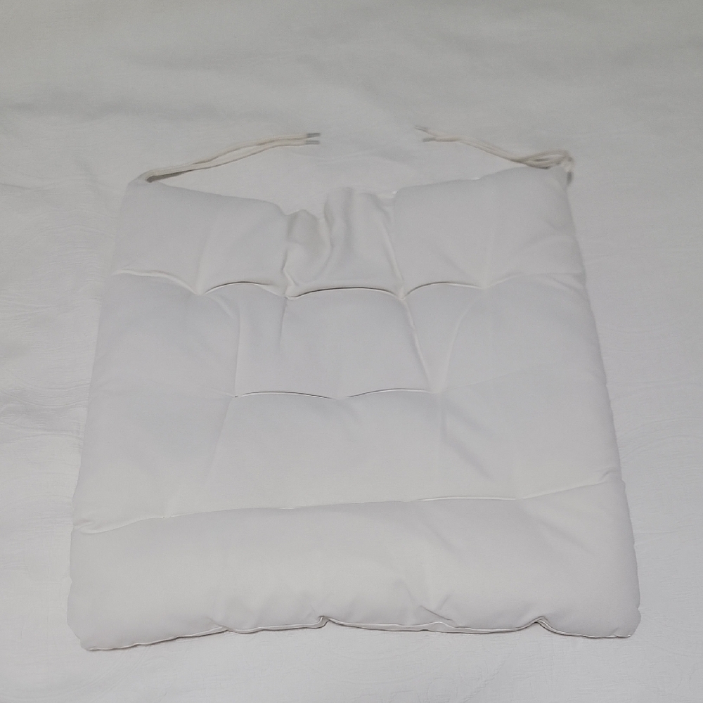 IKEA KUDDARNA Light Grey Beige White Quilted Seat Pad Cushion 50×50 cm Classic